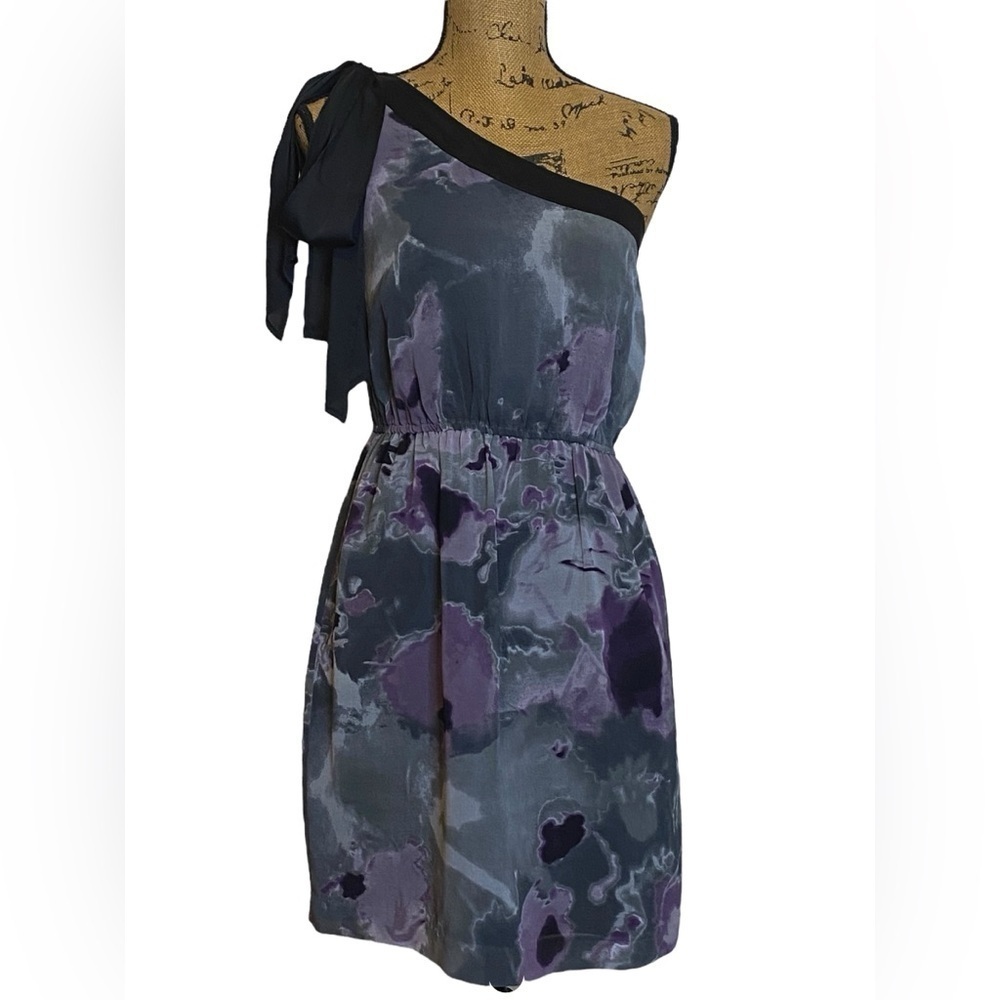 Kensie One Shoulder Bow Dress Women’s Size Small NWT - Picture 2 of 13